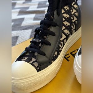 WALK'N'DIOR PLATFORM SNEAKER Deep Blue- Size 40.5